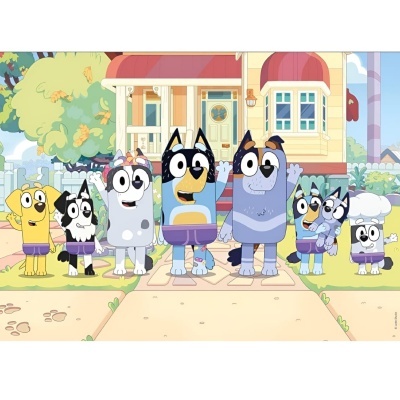 Puzzle Bluey 2x60 peças Supercolor | Clementoni