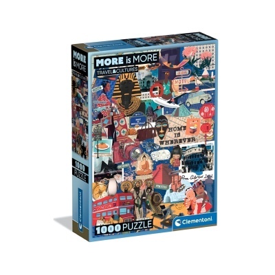 Puzzle "Travel & Cultures" 1000 peças | Clementoni