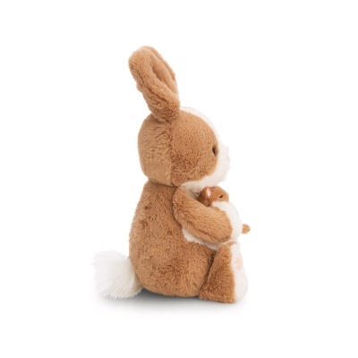 Peluche Coelho Hopsala com bebé 25cm | Nici