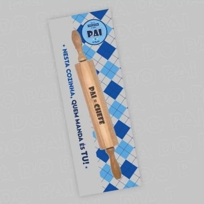 Rolo da massa "Pai=Chefe"