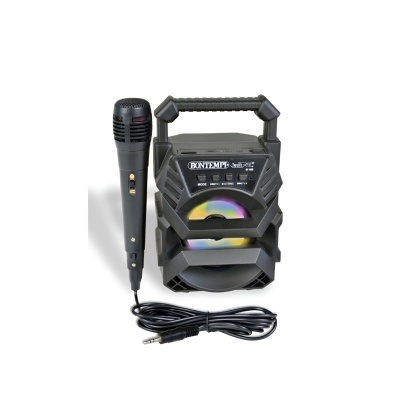 Mini Coluna Wireless com Microfone