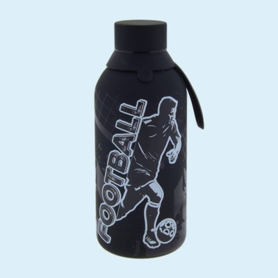 Garrafa térmica Black Football Team 710ml | Aurea