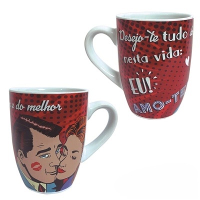 Caneca cerâmica "Amo-te"