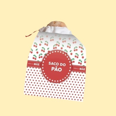 Saco do Pão Mãe "És a cereja no topo da minha vida"