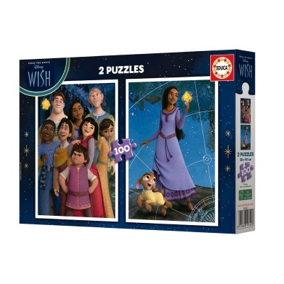 Puzzle Disney Wish 2x100 peças | Educa