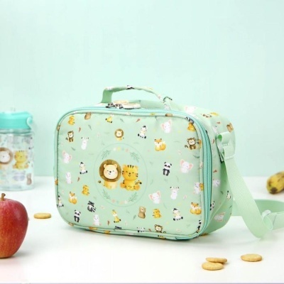 Lancheira térmica Animais da Selva Aurea Kids