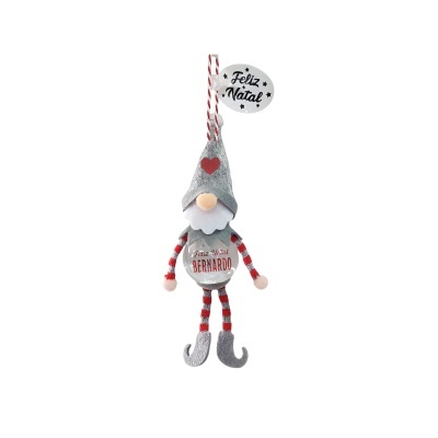 Boneco globo de neve Natal "Bernardo"