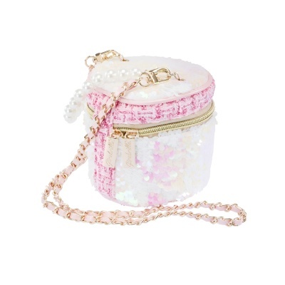 Bolsa Girabrilla Glamour Rosa/branco | Nice