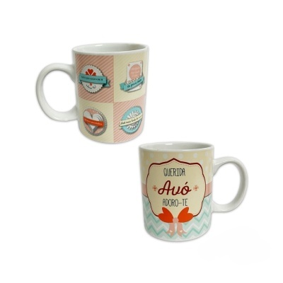 Caneca Cerâmica “Querida Avó, Adoro-te”