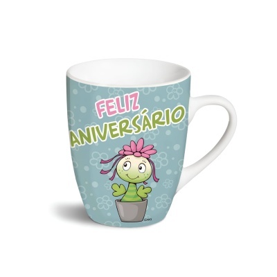 Caneca porcelana "Feliz Aniversário!" | Nici