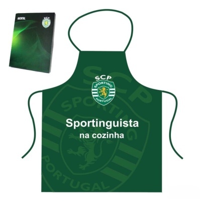 Avental de cozinha "Sportinguista na Cozinha"