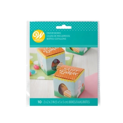 10 Mini Caixas em Cartolina para Doces Páscoa | Wilton