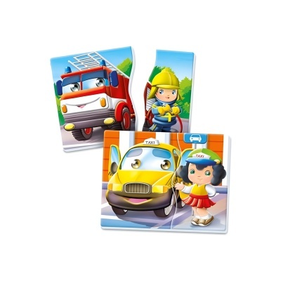 Jogo Veículos e Profissões | Clementoni