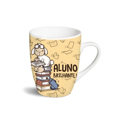 Caneca porcelana "Aluno brilhante" | Nici