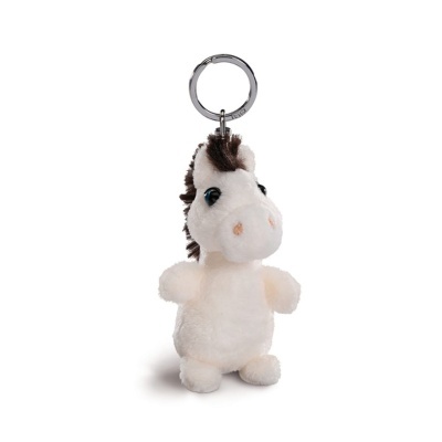 Porta-chaves peluche com luz led Cavalo White | Nici