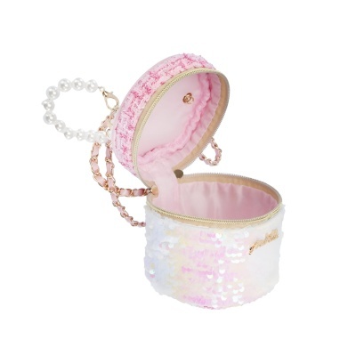 Bolsa Girabrilla Glamour Rosa/branco | Nice