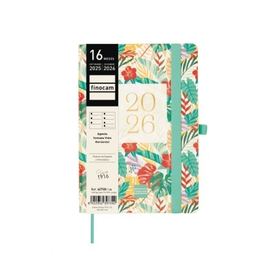 Agenda Semanal Capri 16 Meses 2025/2026 | Finocam