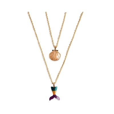 Conjunto de 2 colares fantasia Sereia | Martinelia