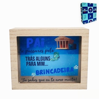 Mealheiro de madeira "Pai"