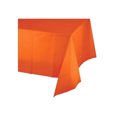 Toalha de mesa plástico laranja