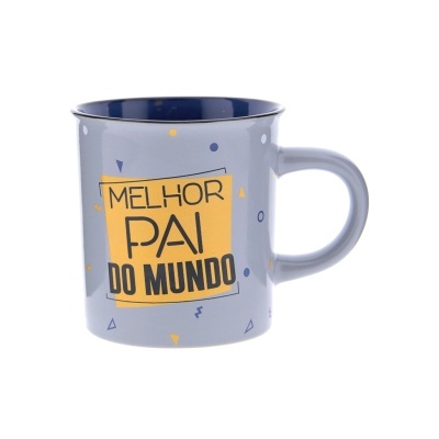 Caneca cerâmica Vintage "Melhor Pai do Mundo" | Lovely Story