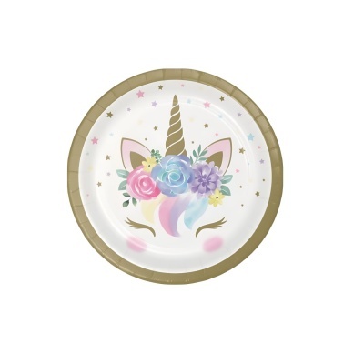 Pratos pequenos Baby Unicórnio