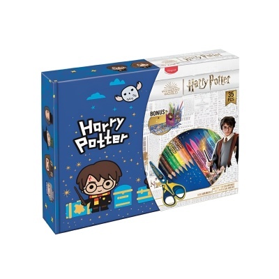 Conjunto Escolar Harry Potter Maped 35 Peças