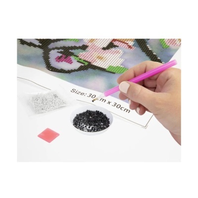 Tela pinta com diamantes Tigre