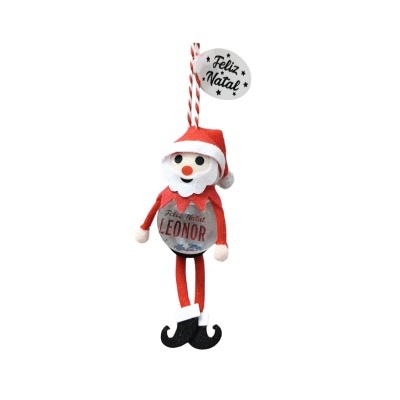 Boneco globo de neve Natal "Leonor"