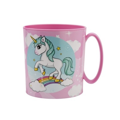 Caneca de plástico Unicórnio