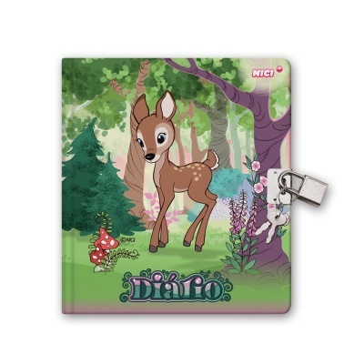 Diário com cadeado Magical Forest | Nici