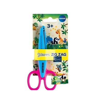 Tesoura Infantil Zig Zag | Centrum