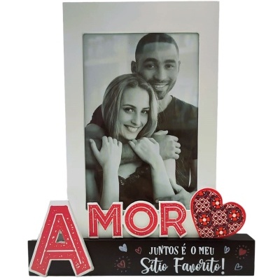 Moldura MDF "Amor"