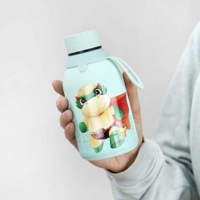 Garrafa térmica Mint Super Dino 350ml | Aurea