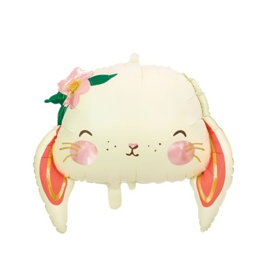 Balão metálico Coelhinho 50x45cm