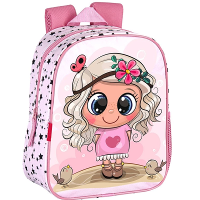 Mochila pré-escolar Boneca Doll Perona