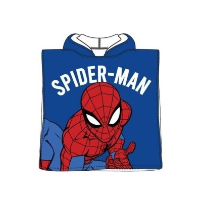 Poncho de praia microfibra Homem Aranha