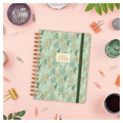 Agenda diária A5 2026 Espiral You Wheat | Finocam