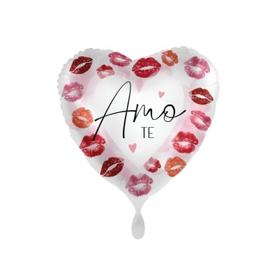 Balão Foil Coração "Amo-te"