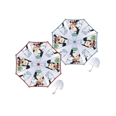 Guarda-chuva Mickey transparente 48cm