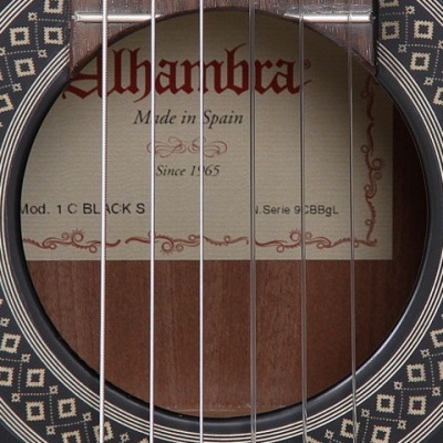 Alhambra 1 C Black Satin