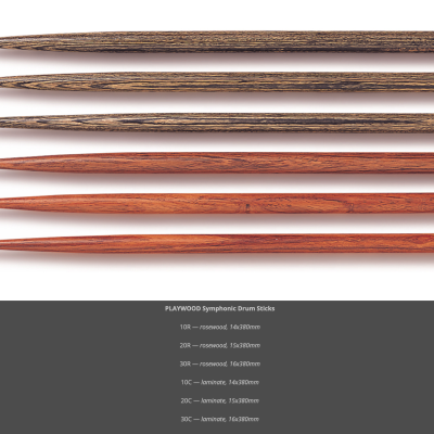 Play Wood Symphonic Drum Sticks