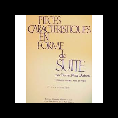 PIECES CAR. EN FORME DE SUITE A L'ESPAGNOLE