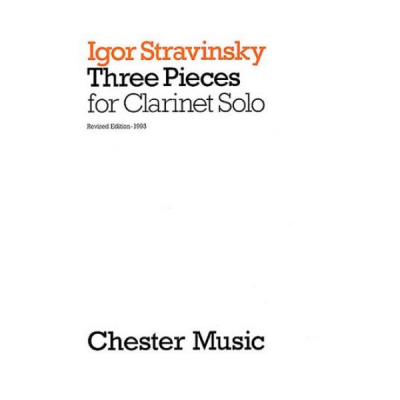 THREE PIECES FOR CLARINET - I. STRAVINSKY