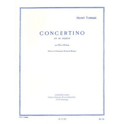 CONCERTINO H. TOMASI