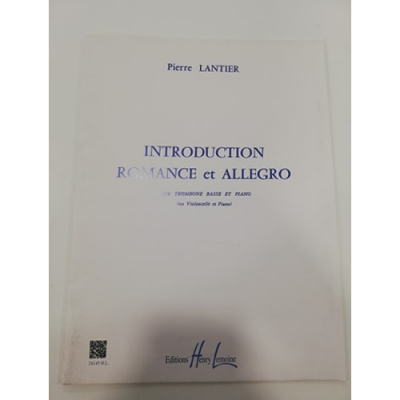 INTRODUCTION ROMANCE ET ALEGRO - P. LANTHIER