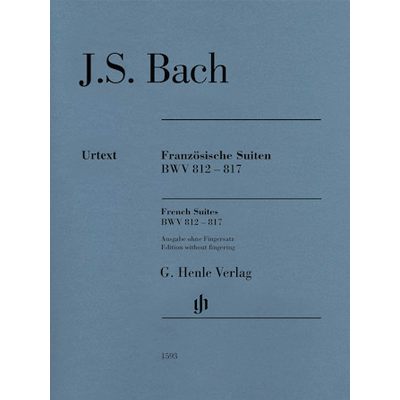 BACH J.S. - SUITES FRANCESAS URTEXT - BWV.812-817