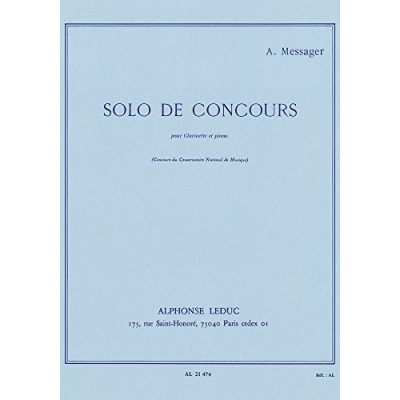 SOLO DE CONCOURS - A. MESSAGER