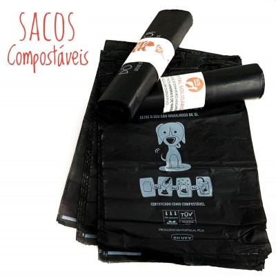 Saco Compostável - saco para dejetos
