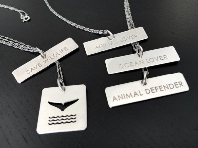 Fio com pendente em prata